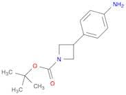 1-​Azetidinecarboxylic acid, 3-​(4-​aminophenyl)​-​, 1,​1-​dimethylethyl ester