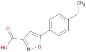 5-(4-Ethylphenyl)isoxazole-3-carboxylic acid