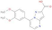 7-(3,4-DIMETHOXY-PHENYL)-PYRAZOLO[1,5-A]PYRIMIDINE-2-CARBOXYLIC ACID