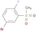 4-bromo-1-fluoro-2-(methylsulphonyl)benzene