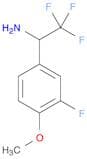 2,2,2-Trifluoro-1-(3-fluoro-4-methoxy-phenyl)-ethylamine