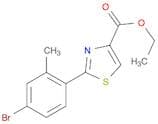 Ethyl 2-(4-bromo-2-methylphenyl)thiazole-4-carboxylate