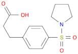 3-[4-(Pyrrolidin-1-ylsulfonyl)phenyl]propanoic acid