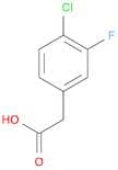 4-Chloro-3-fluorophenylacetic acid