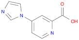 4-(1H-Imidazol-1-yl)pyridine-2-carboxylic acid