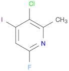 3-Chloro-6-fluoro-4-iodo-2-methylpyridine