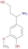 4-(1-Amino-3-hydroxypropyl)-2-methoxyphenol