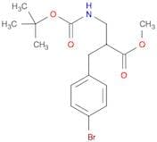 Methyl 2-(4-bromobenzyl)-3-((tert-butoxycarbonyl)amino)propanoate