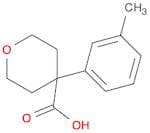 4-(3-methylphenyl)oxane-4-carboxylic acid
