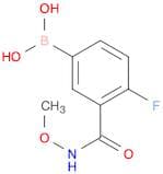 N-Methoxy 5-borono-2-fluorobenzamide