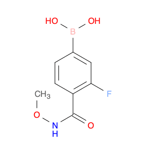 3-FLUORO-4-(METHOXYCARBAMOYL)BENZENEBORONIC ACID 97