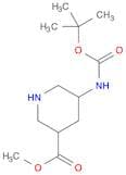 5-TERT-BUTOXYCARBONYLAMINO-PIPERIDINE-3-CARBOXYLIC ACID METHYL ESTER