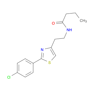 N-(2-(2-(4-Chlorophenyl)thiazol-4-yl)ethyl)butyramide