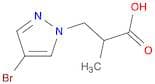 3-(4-Bromo-1H-pyrazol-1-yl)-2-methylpropanoic acid
