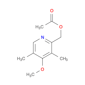 2-Pyridinemethanol, 4-methoxy-3,5-dimethyl-, acetate (ester)