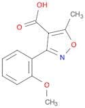 3-(2-Methoxyphenyl)-5-methylisoxazole-4-carboxylic acid