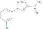 1-[1-(3-chlorophenyl)-1H-pyrazol-4-yl]ethanone