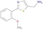 1-[2-(2-methoxyphenyl)-1,3-thiazol-5-yl]methanamine