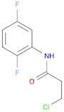 3-Chloro-N-(2,5-difluorophenyl)propanamide