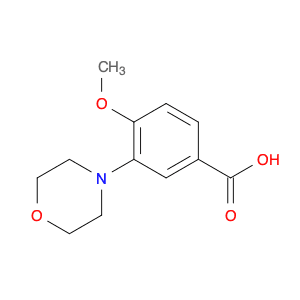 4-methoxy-3-(4-morpholinyl)benzoic acid