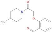2-[2-(4-Methyl-1-piperidinyl)-2-oxoethoxy]benzaldehyde