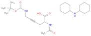 DL-2-Acetamido-6-(Boc-amino)-4-hexynoic acid DCHA