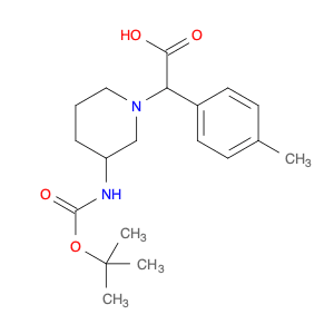 2-(3-((tert-Butoxycarbonyl)amino)piperidin-1-yl)-2-(p-tolyl)acetic acid