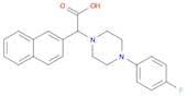 2-(4-(4-Fluorophenyl)piperazin-1-yl)-2-(naphthalen-2-yl)acetic acid