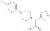 2-(4-(4-Chlorophenyl)piperazin-1-yl)-2-(furan-2-yl)acetic acid