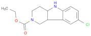 Ethyl 8-chloro-3,4,4a,5-tetrahydro-1H-pyrido[4,3-b]indole-2(9bH)-carboxylate