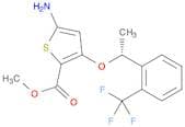 (R)-Methyl 5-amino-3-(1-(2-(trifluoromethyl)phenyl)ethoxy)thiophene-2-carboxylate