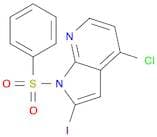 1-Benzenesulfonyl-4-Chloro-2-Iodo-7-Azaindole