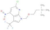 1H-Pyrrolo[2,3-b]pyridine, 6-chloro-4-nitro-3-(trifluoromethyl)-1-[[2-(trimethylsilyl)ethoxy]methy…