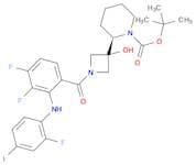 1-Piperidinecarboxylic acid, 2-[1-[3,4-difluoro-2-[(2-fluoro-4-iodophenyl)amino]benzoyl]-3-hydroxy…