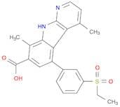 5-(3-(ethylsulfonyl)phenyl)-4,8-diMethyl-9H-pyrido[2,3-b]indole-7-carboxylic acid
