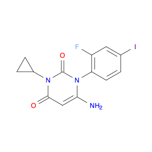6-Amino-3-cyclopropyl-1-(2-fluoro-4-iodophenyl)pyrimidine-2,4(1H,3H)-dione