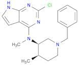 N-((3R,4R)-1-Benzyl-4-methylpiperidin-3-yl)-2-chloro-N-methyl-7H-pyrrolo[2,3-d]pyrimidin-4-amine