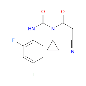 2-cyano-N-cyclopropyl-N-(2-fluoro-4-iodophenylcarbaMoyl)acetaMide