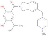(2,4-Dihydroxy-5-isopropylphenyl)(5-((4-methylpiperazin-1-yl)methyl)isoindolin-2-yl)methanone