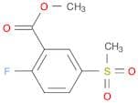 Benzoic acid, 2-fluoro-5-(methylsulfonyl)-, methyl ester