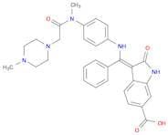 (3Z)-2,3-Dihydro-3-[[[4-[methyl[2-(4-methyl-1-piperazinyl)acetyl]amino]phenyl]amino]phenylmethylen…