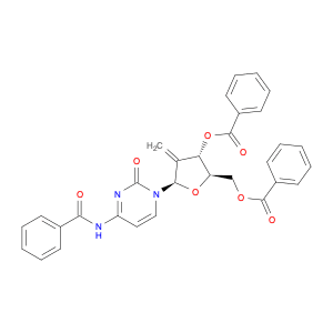 N4,3',5'-Tribenzoyl,2'-deoxy-2'-methylene Cytidine