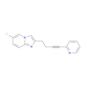 6-Fluoro-2-[4-(2-pyridinyl)-3-butyn-1-yl]imidazo[1,2-a]pyridine
