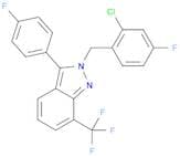 2H-Indazole, 2-[(2-chloro-4-fluorophenyl)Methyl]-3-(4-fluorophenyl)-7-(trifluoroMethyl)-