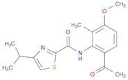 N-(6-Acetyl-3-Methoxy-2-Methylphenyl)-4-Isopropylthiazole-2-Carboxamide
