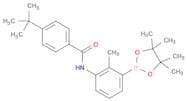 4-(tert-Butyl)-N-(2-methyl-3-(4,4,5,5-tetramethyl-1,3,2-dioxaborolan-2-yl)phenyl)benzamide