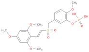 Phenol, 2-Methoxy-5-[[[(1E)-2-(2,4,6-triMethoxyphenyl)ethenyl]sulfonyl]Methyl]-, 1-(dihydrogen pho…