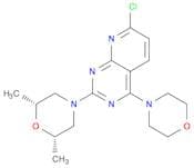 Pyrido[2,3-d]pyriMidine, 7-chloro-2-[(2R,6S)-2,6-diMethyl-4-Morpholinyl]-4-(4-Morpholinyl)-, rel-