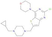 4-(2-Chloro-6-((4-(cyclopropylmethyl)piperazin-1-yl)methyl)thieno[3,2-d]pyrimidin-4-yl)morpholine