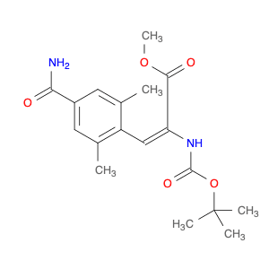 2-Propenoic acid, 3-[4-(aminocarbonyl)-2,6-dimethylphenyl]-2-[[(1,1-dimethylethoxy)carbonyl]amino]…